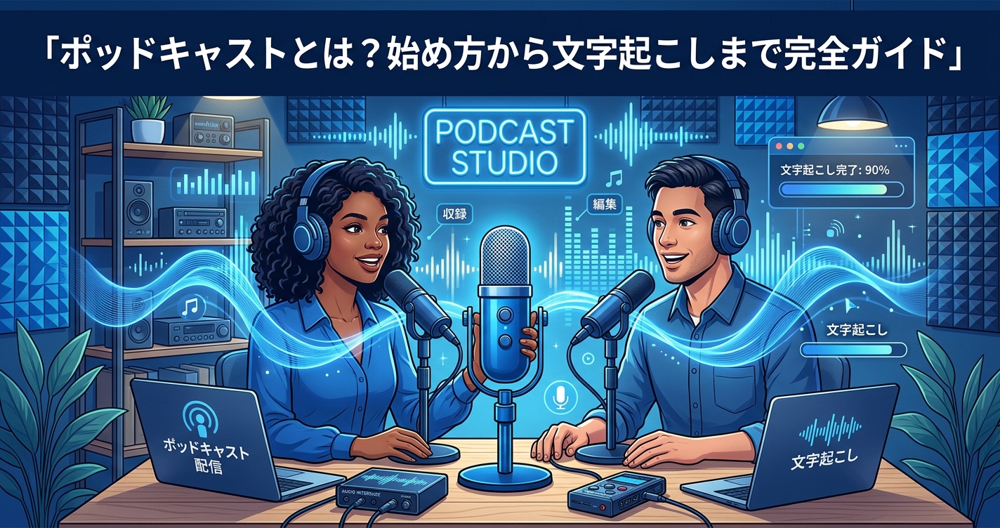ポッドキャストの特徴｜音声配信