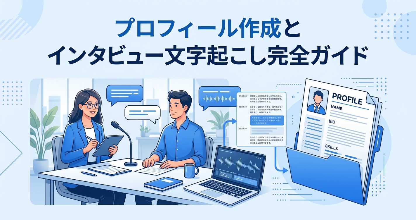 プロフィール作成の重要性｜人物紹介